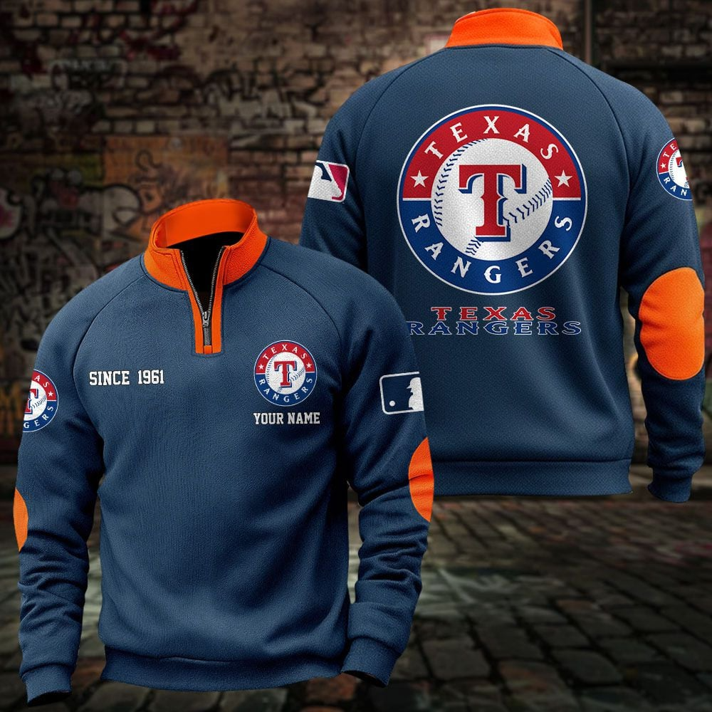 TEX x MLB Sweatshirts Quarter Collared Sweatshirt Pullover DatND DVT