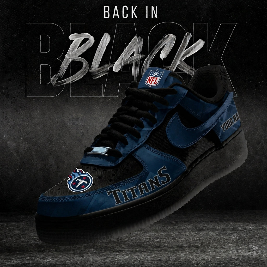 TT x NFL Back In Black V2 AF1 Sneakers 270626