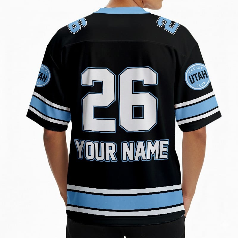 UM x Hockey Ice Short Sleeves Jersey Shirt Custom Any Number Gift DDT TTTZ