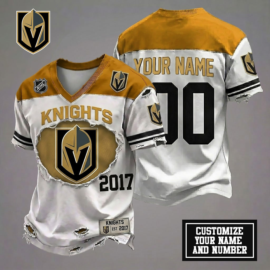 VGK x Customize NHL Luxury Classic T-shirt DDT 010626 TTTZ