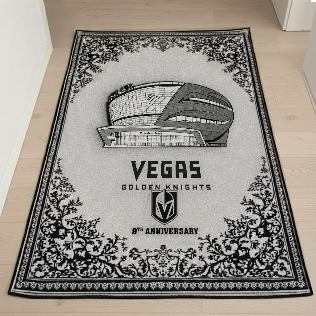 VGK x NHL Anniversary Premium Rug DDT TTTZ