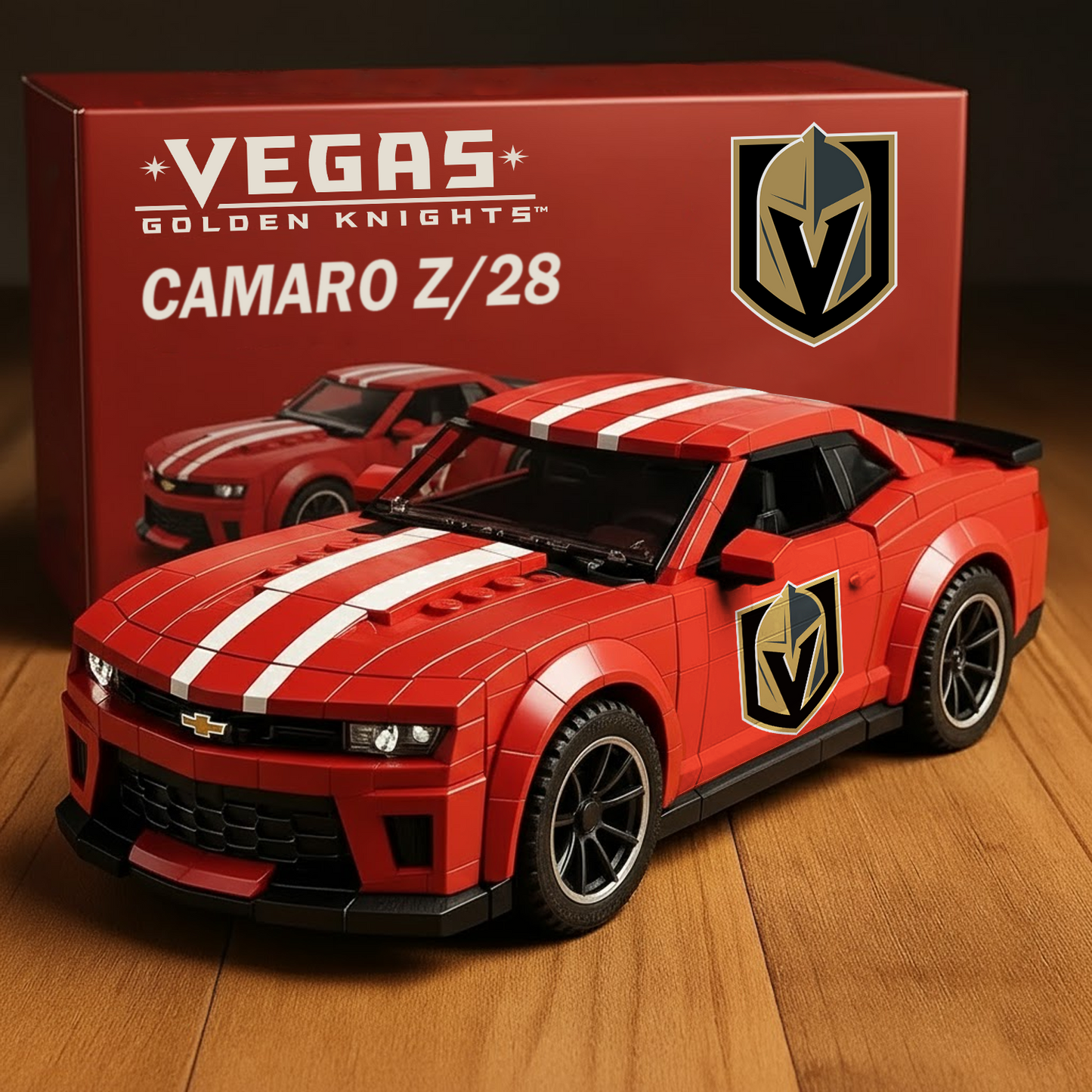 VGK x NHL Football Team Camaro Z28 DATND TANTD