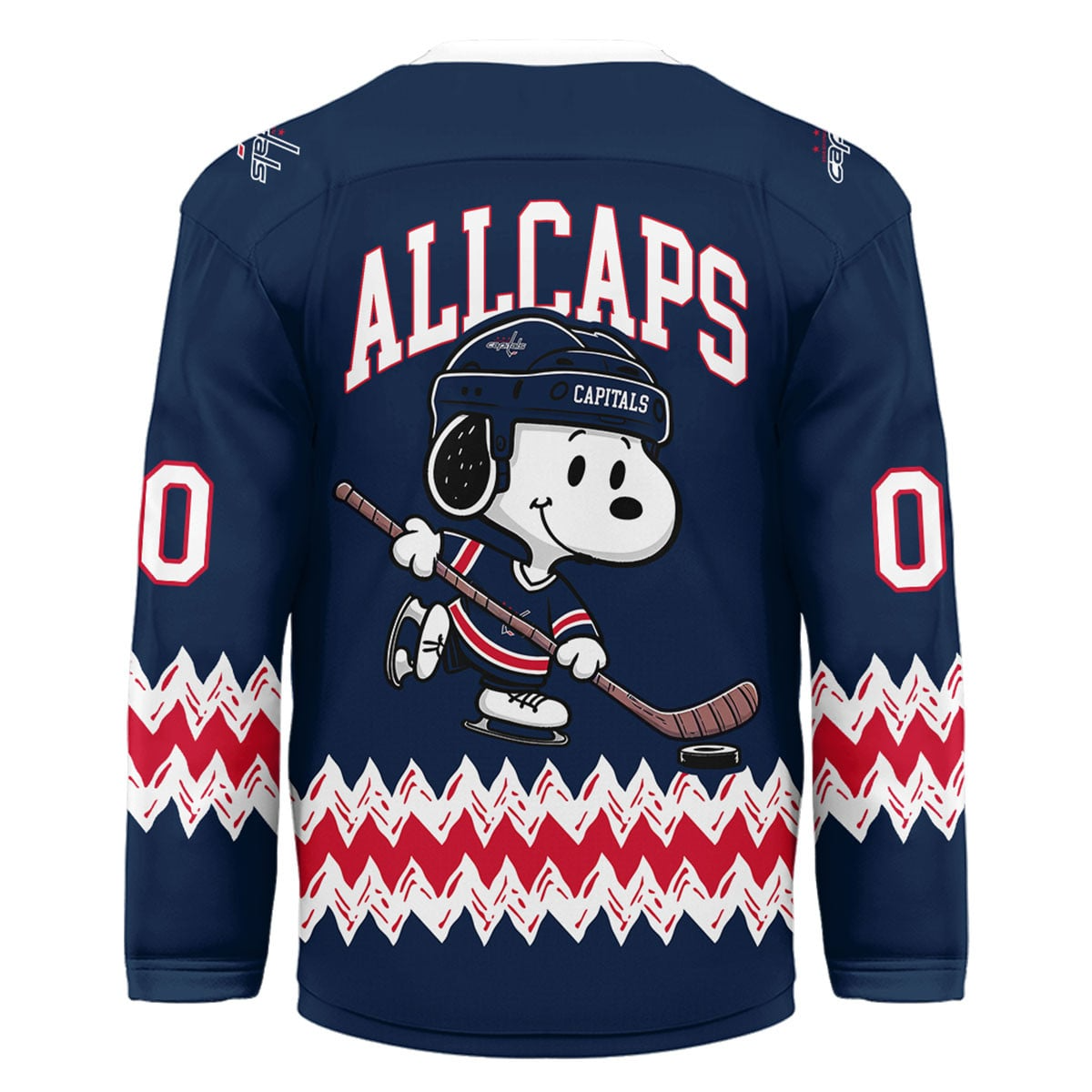 WC Premium NHL Snoopy Personalized Hockey Jersey DDT CTND