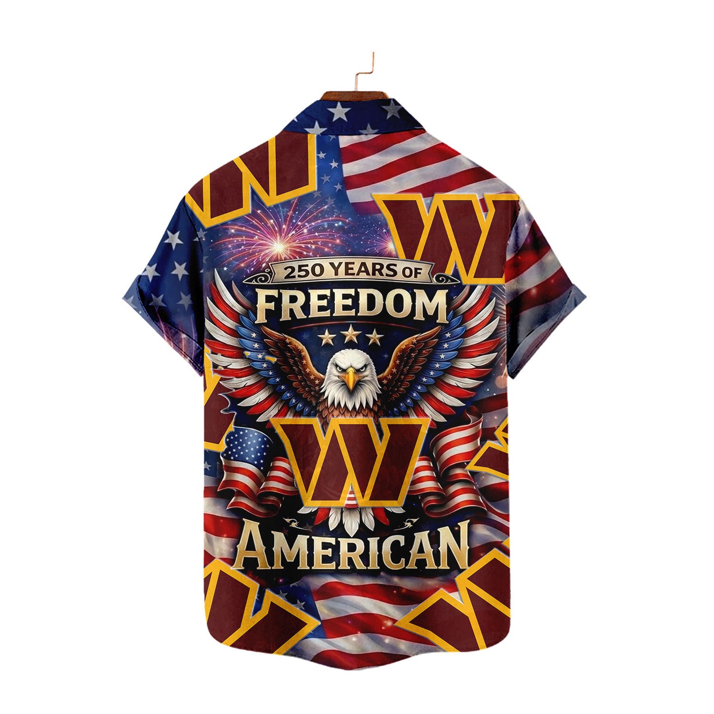 WC x NFL America 250th Anniversary Eagles Hawaiian Shirt 090626