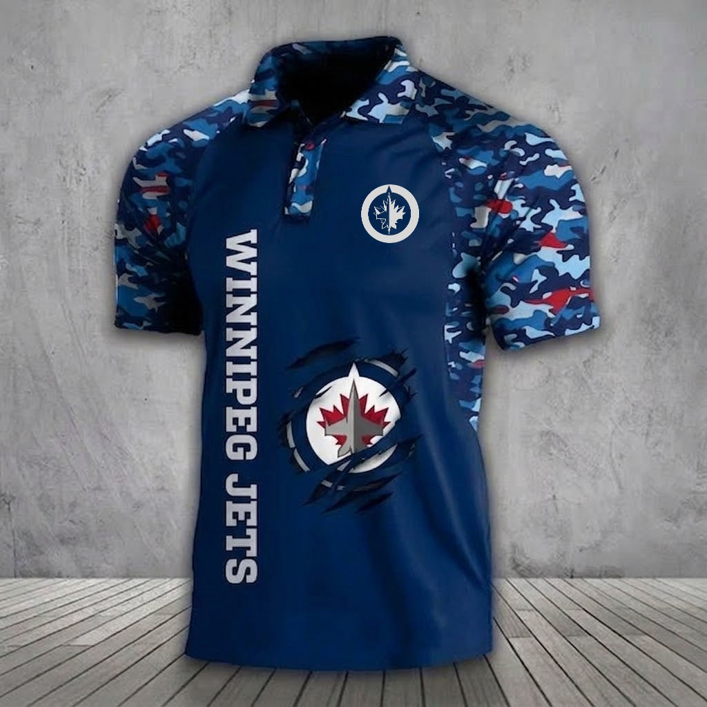 WJ x NHL Premium Camouflage Polo DDT TTTZ
