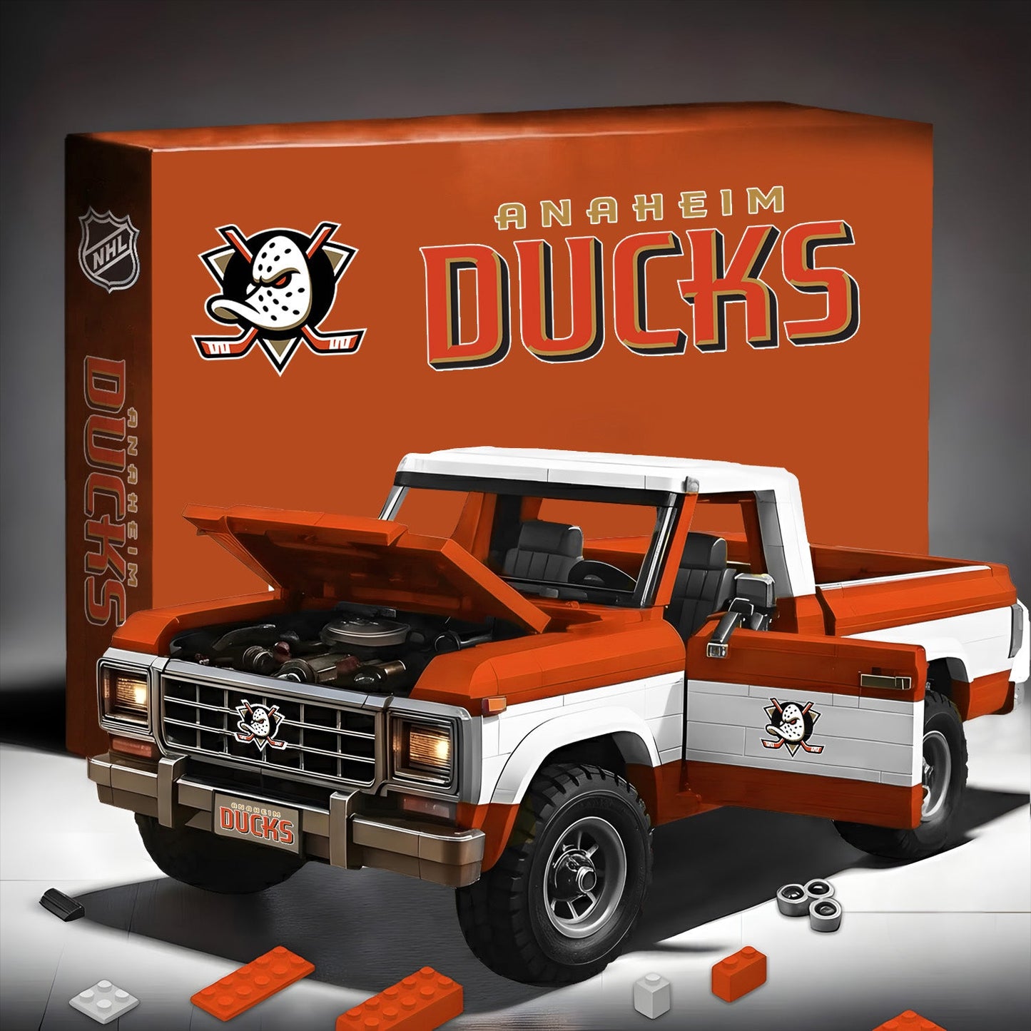 AD x NHL 3D Ford F150 Buiding Block Toy Set NDT LVH