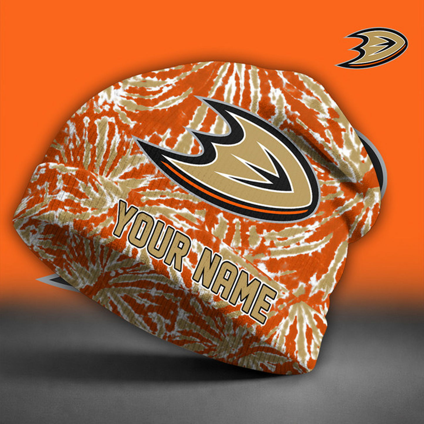 ANA X NHL Beanie Hat Custom Name Gifts For Fans - Limited Edition NAK NHT