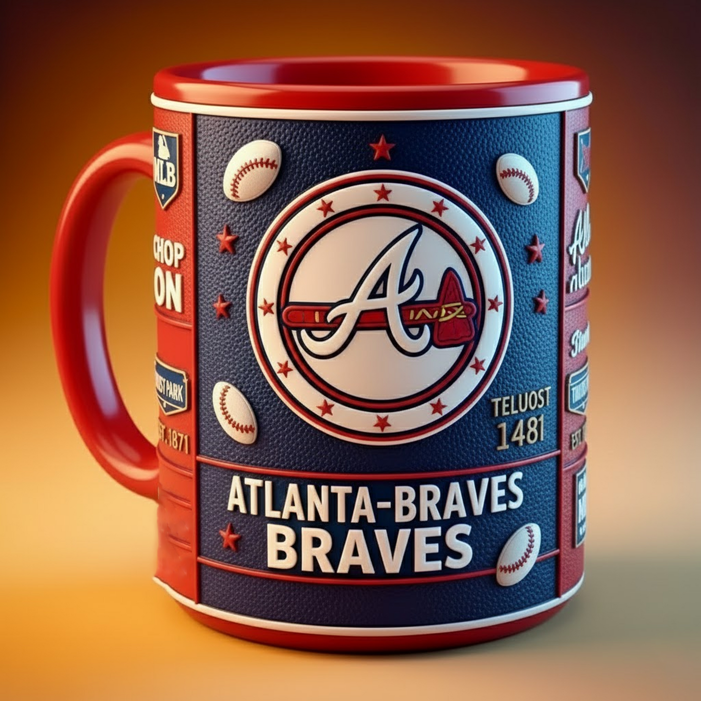 ATL X MLB football team Mug Series - Limited Edition Collectible NAK NHT