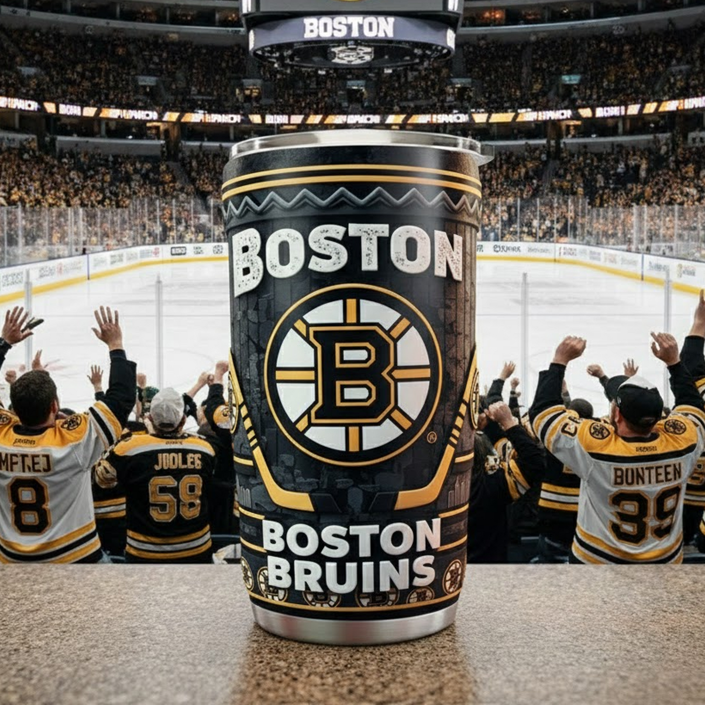 BOS X NHL mascot-shaped thermal mug NAK NHT