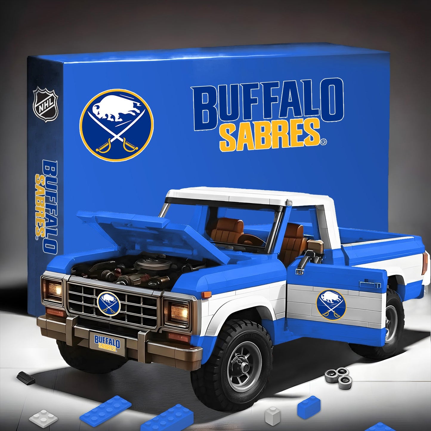 BS x NHL 3D ford F150 buiding block Toy Set NDT LVH