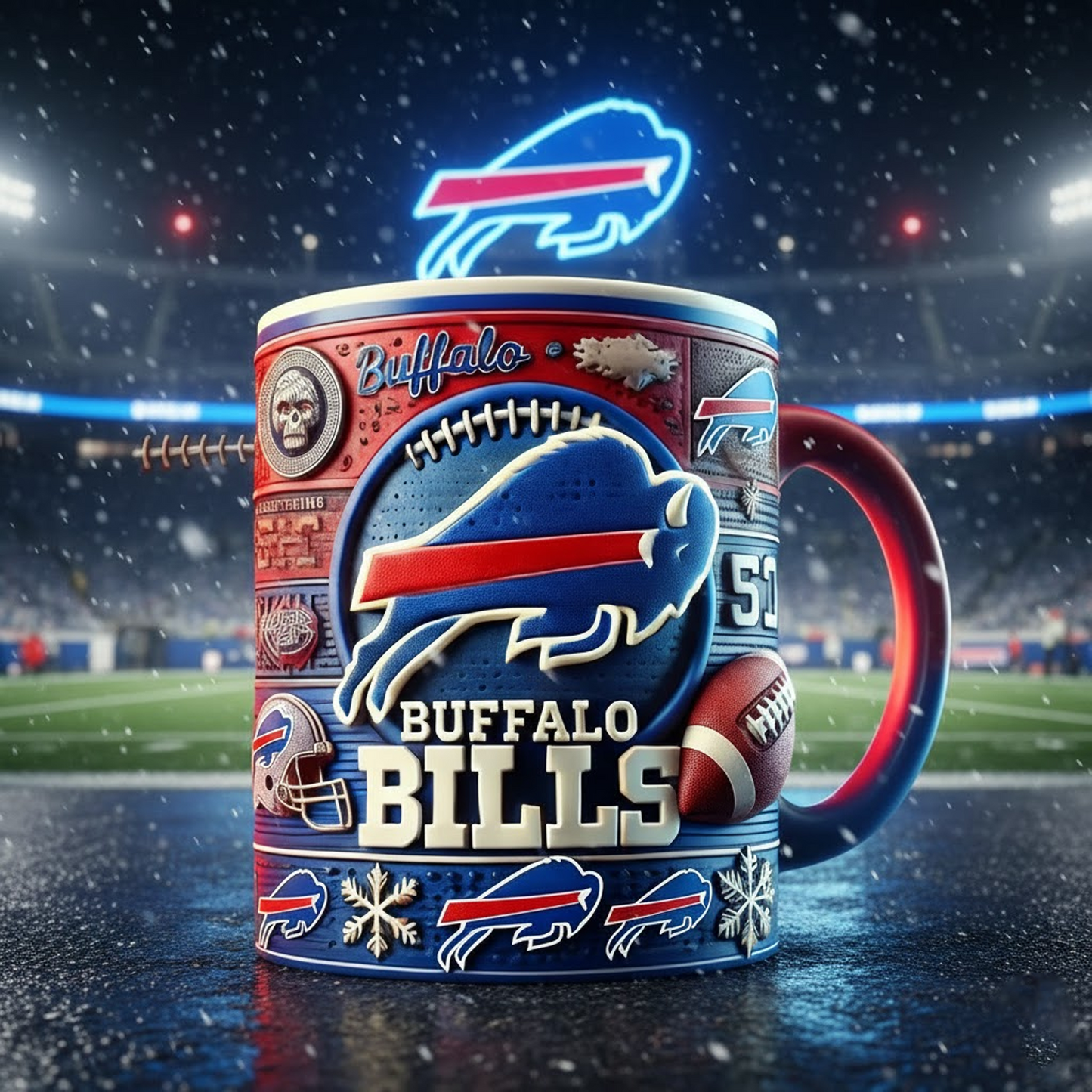 BUF X NFL football team Mug Series- Limited Edition Collectible NAK NHT