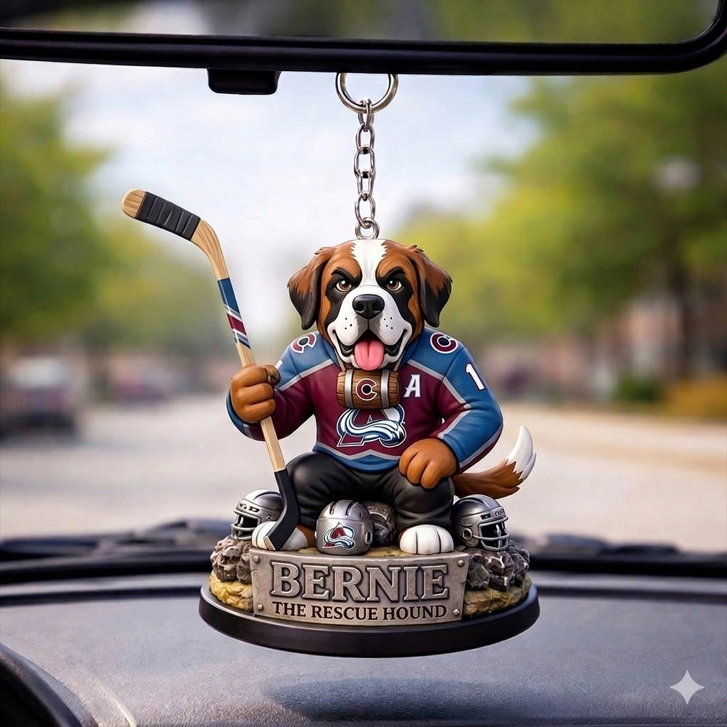 CA x NHL Guardian Mascot Car Decor NAK TTT