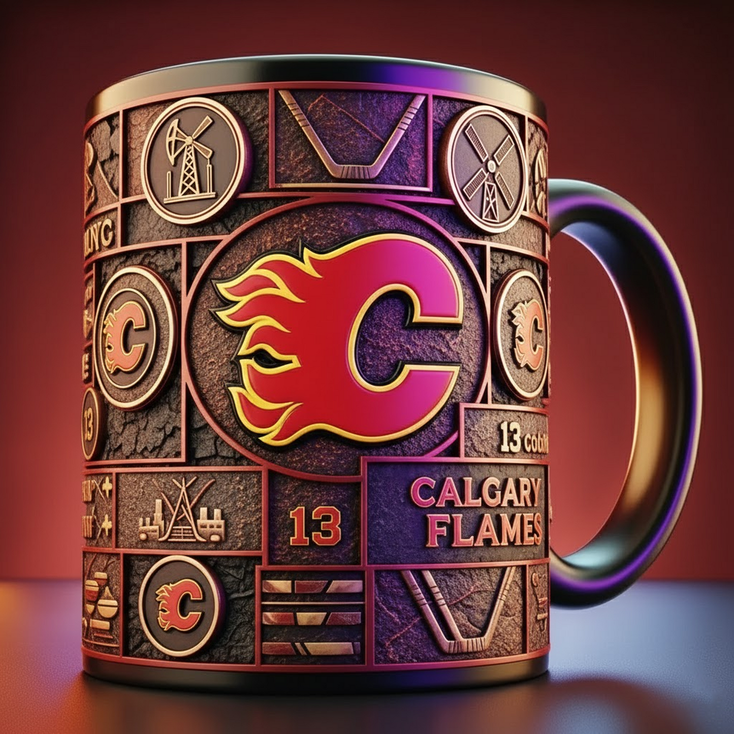 CAL X NHL Hockey Commemorative Mug Collection - Limited Edition NAK NHT