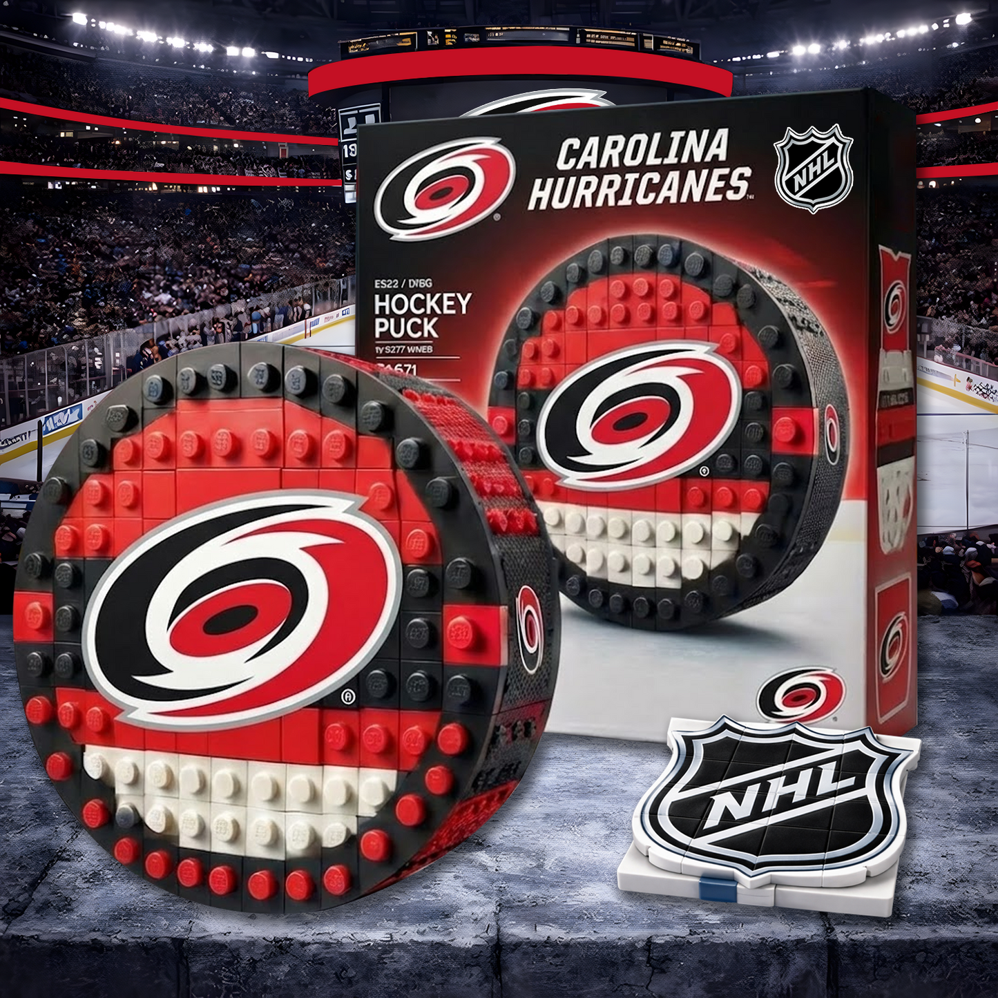 CAR X NHL Hockey Game Building Blocks NHT NAK