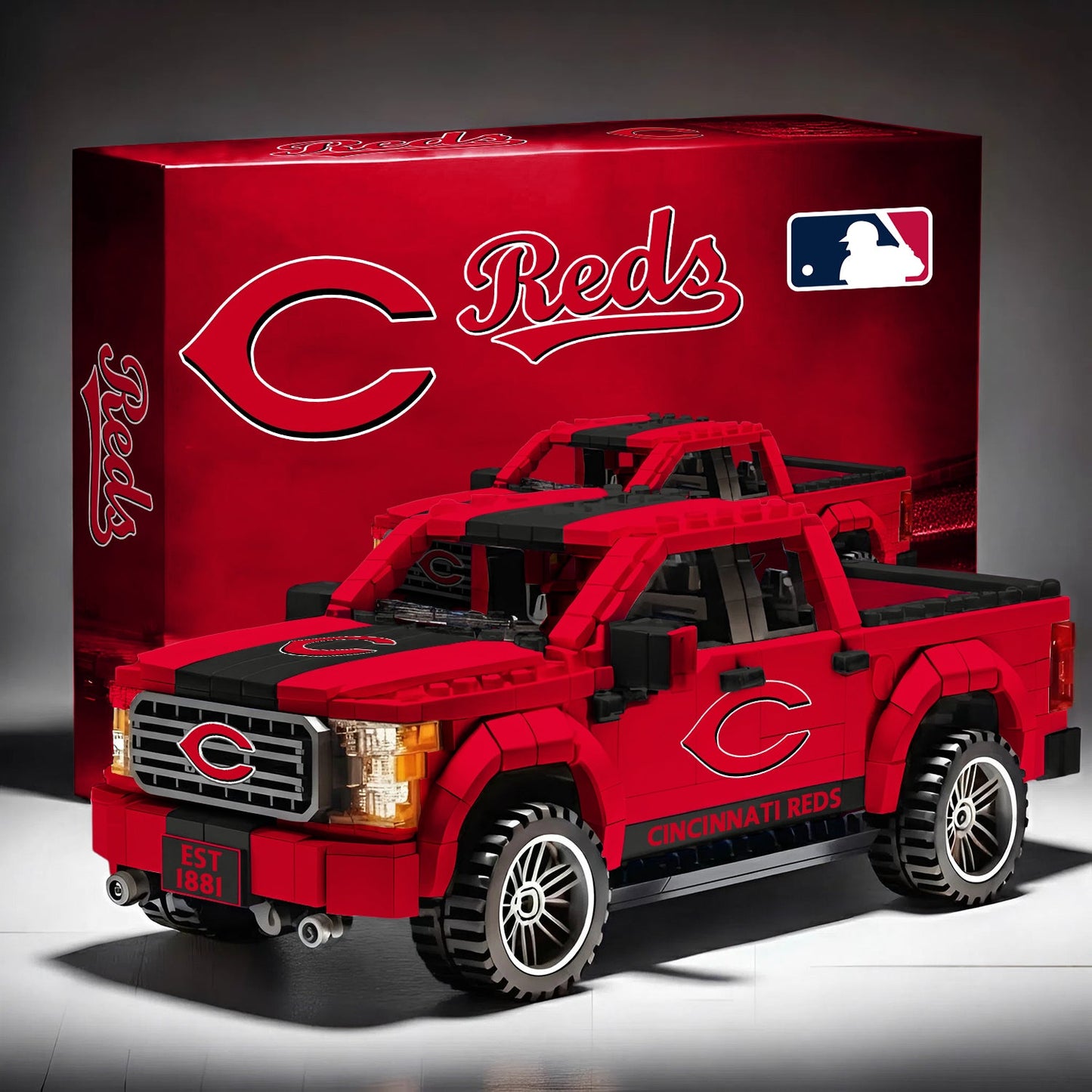 CCR x MLB 3D Racing Truck Model Building Block Set V1 NAK NHM