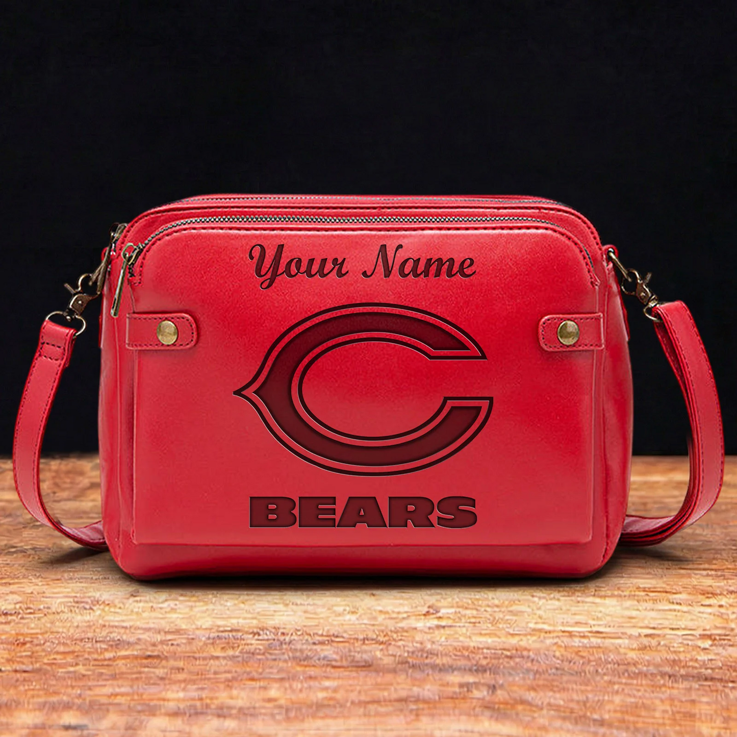 CHI x NFL Shoulder Crossbody Handbag DATND TANTD
