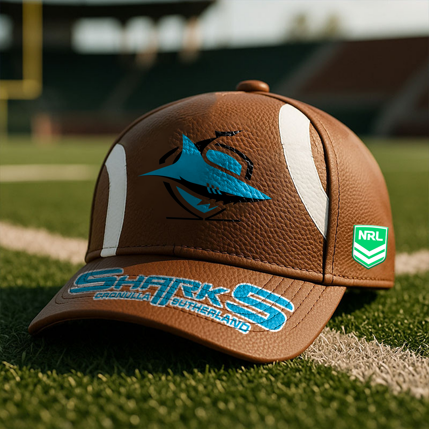CRO x NRL Football Special Brown Classic Cap DATND TANTD