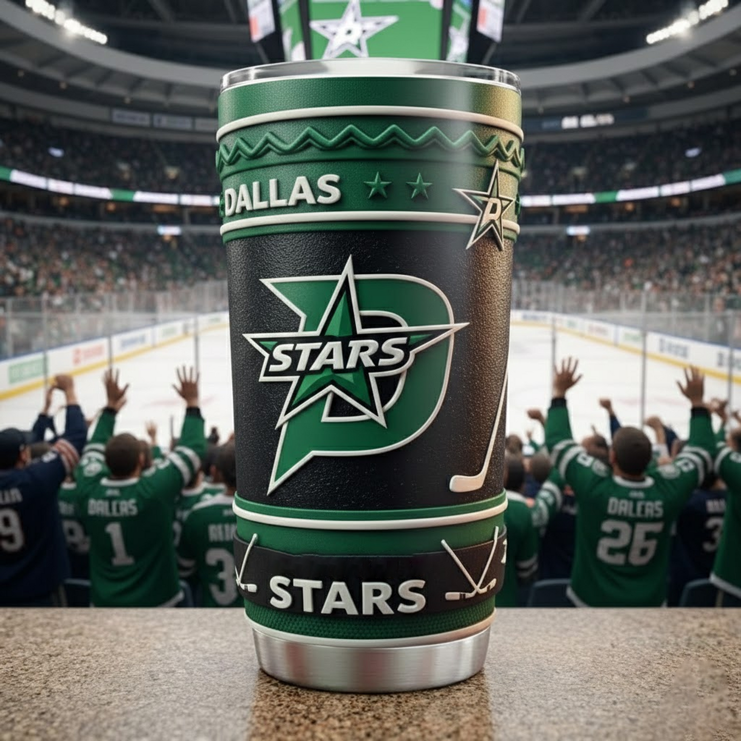 DAL X NHL mascot-shaped thermal mug NAK NHT