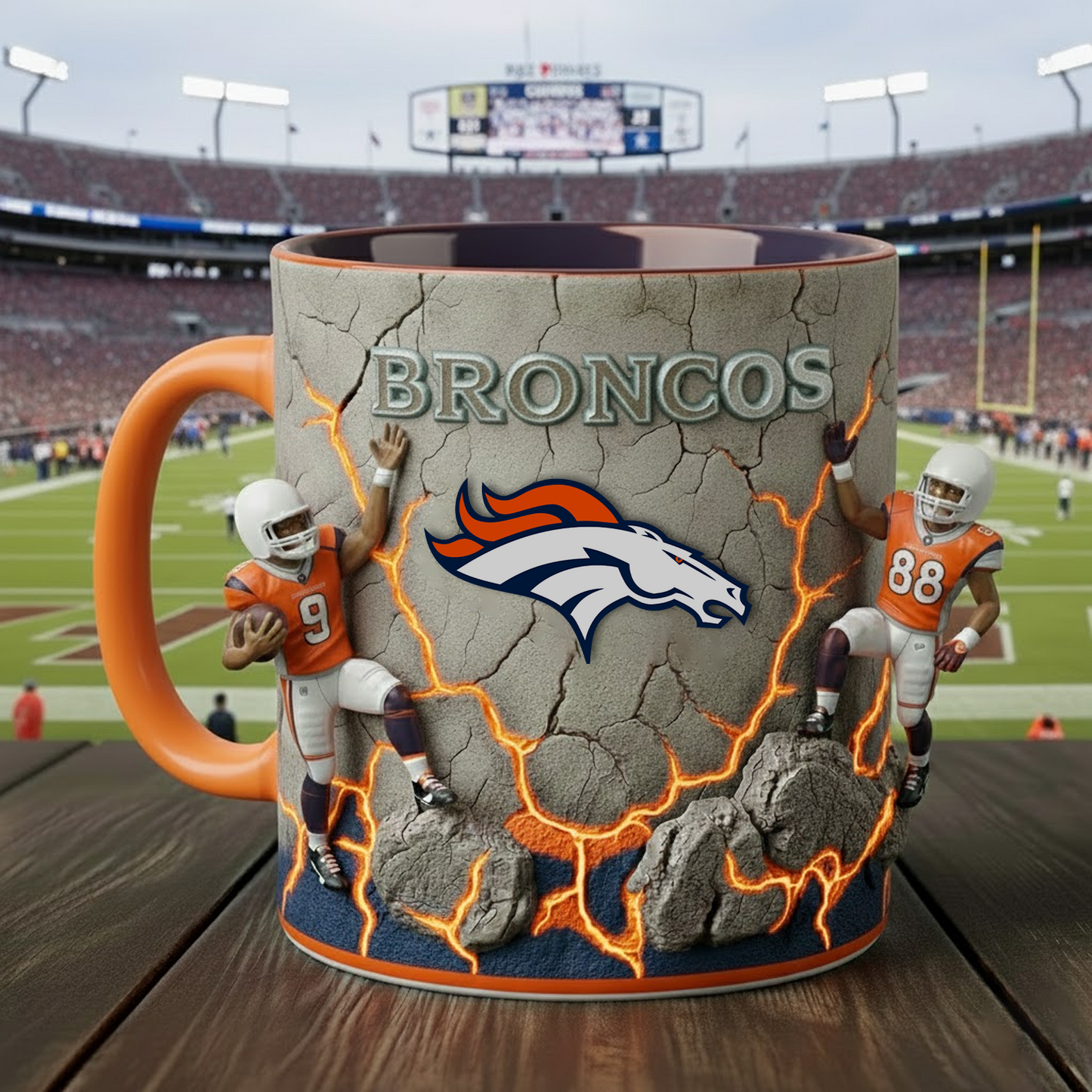 DEN X NFL Coffee Accent Mug - Personalized Gifts NAK NHT