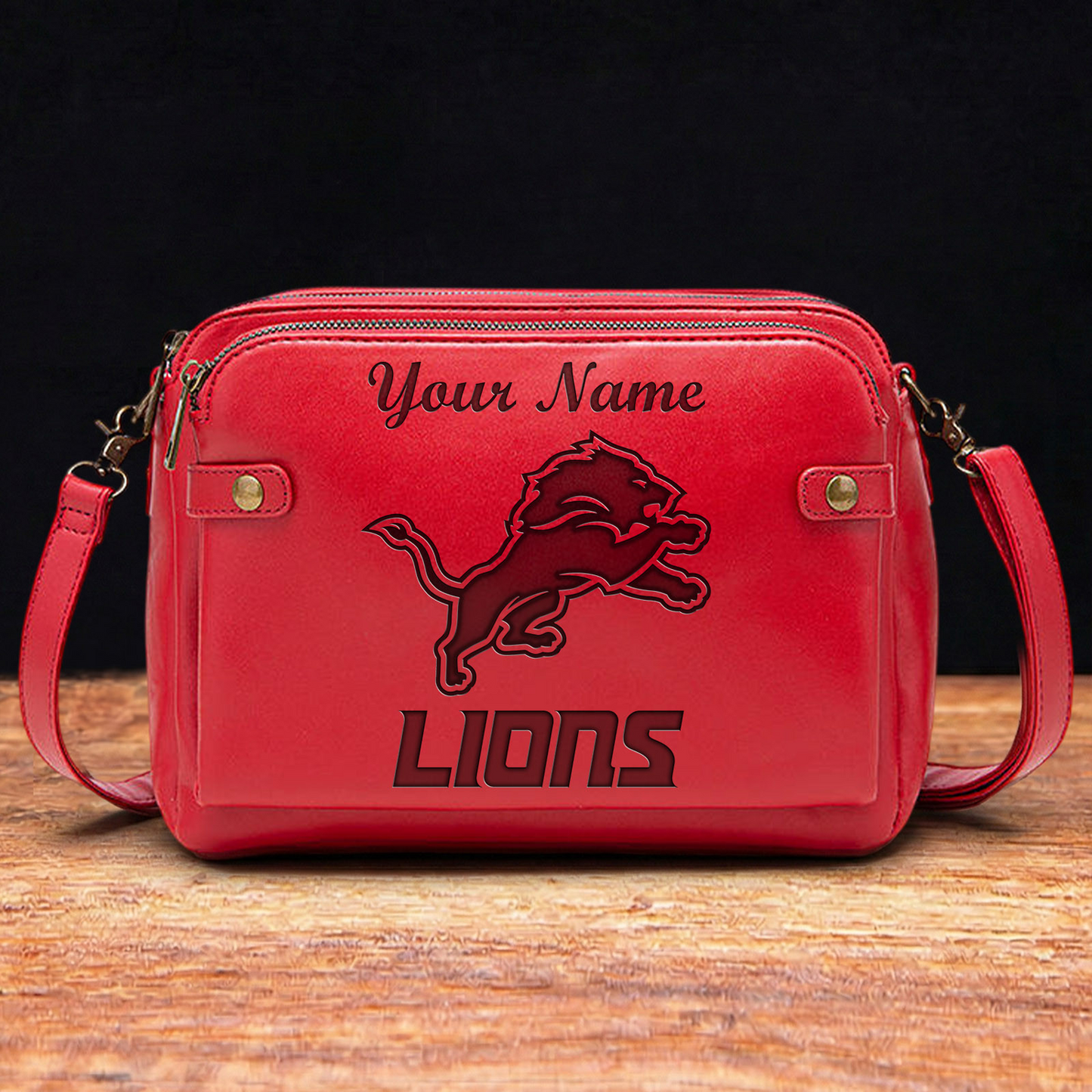 DET x NFL Shoulder Crossbody Handbag DATND TANTD