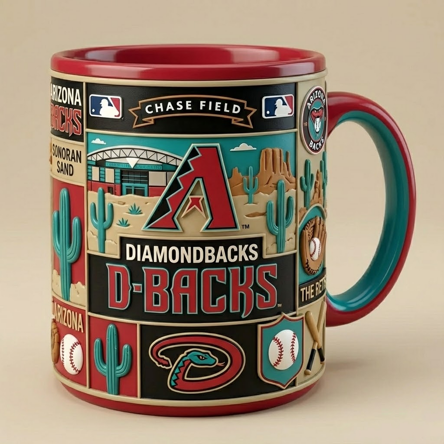 DIA X MLB football team Mug Series - Limited Edition Collectible NAK NHT