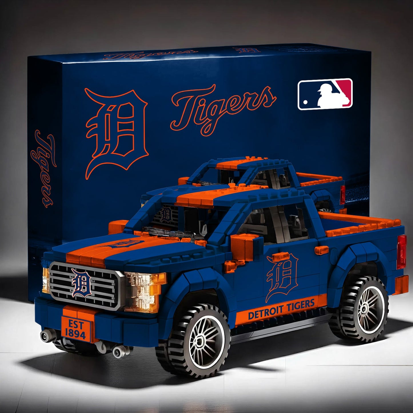 DT x MLB 3D Racing Truck Model Building Block Set V1 NAK NHM