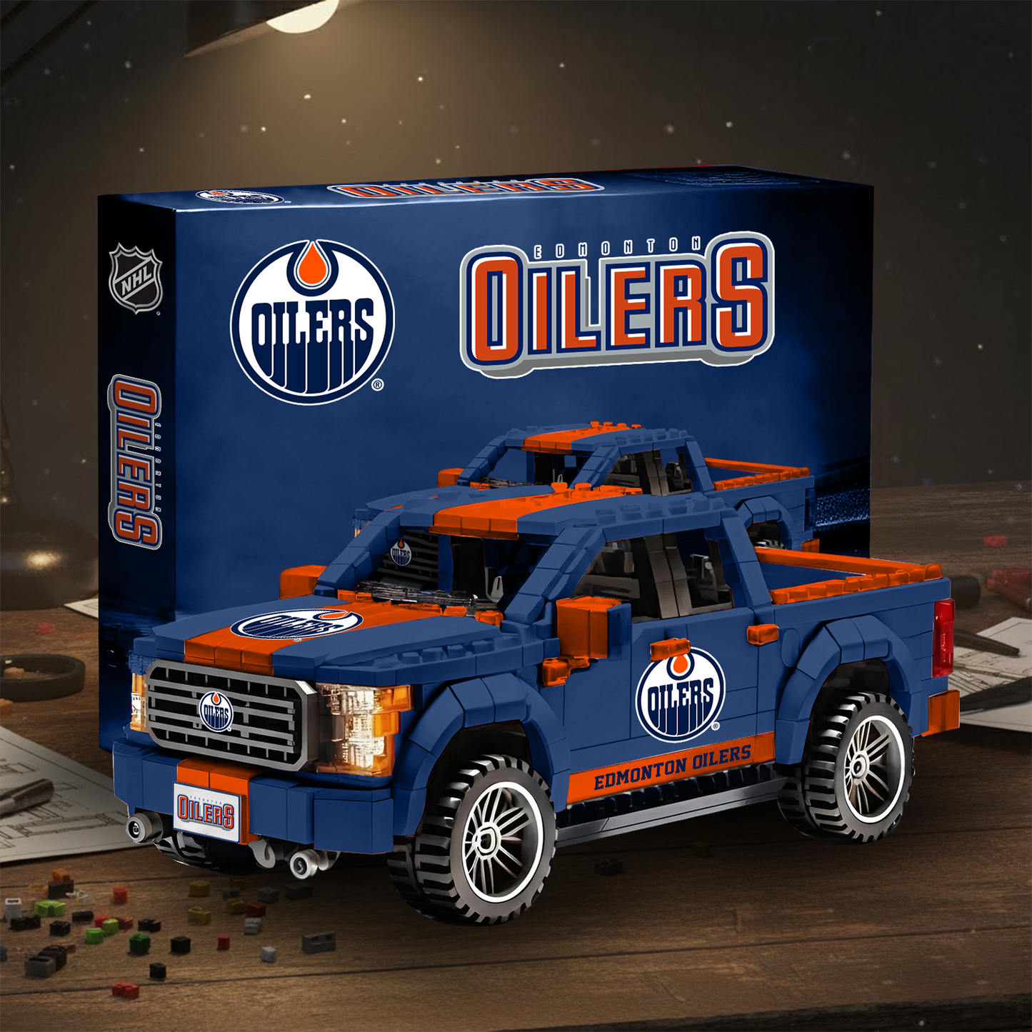 EDR NHL 3D Racing Truck Model Building Block Set V2 NAK NHT