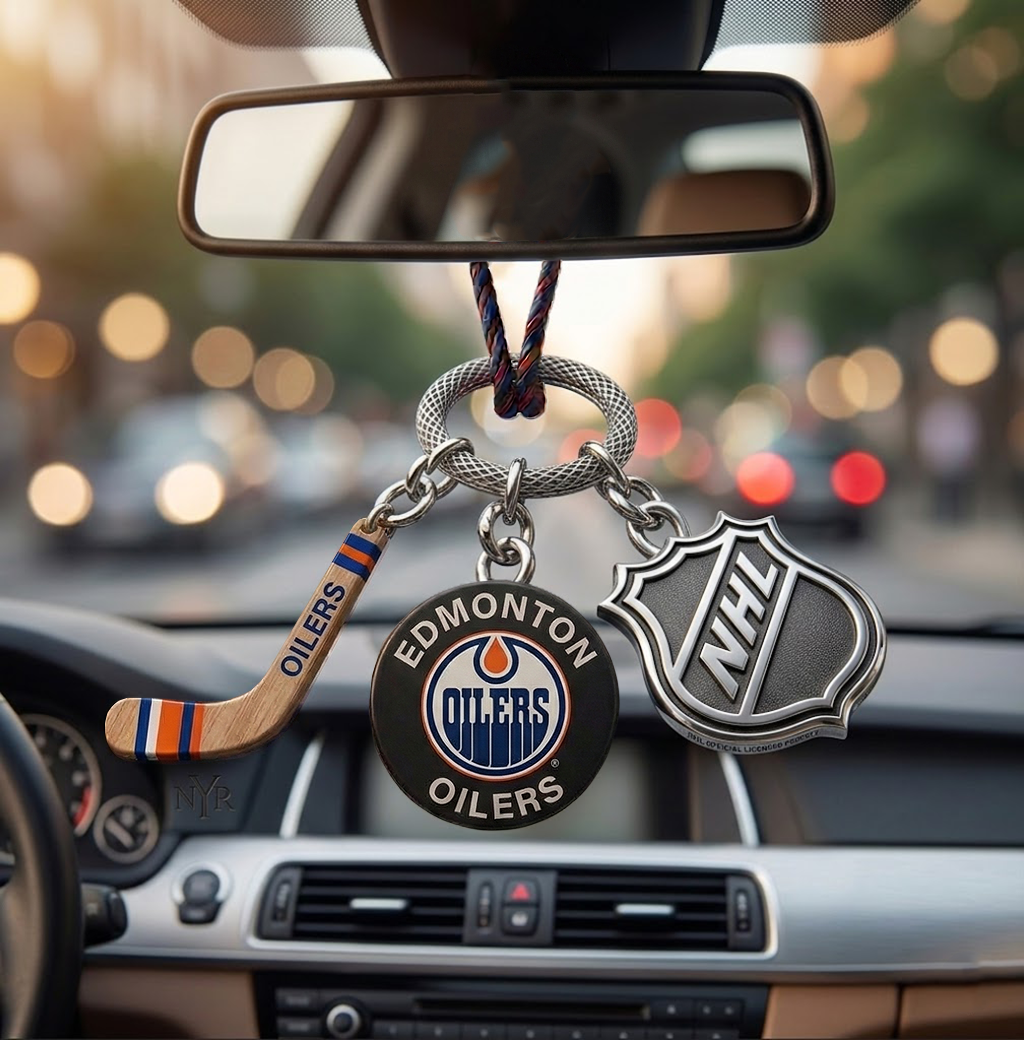 EO x NHL Custom Hockey Puck Car Charm NAK TTT