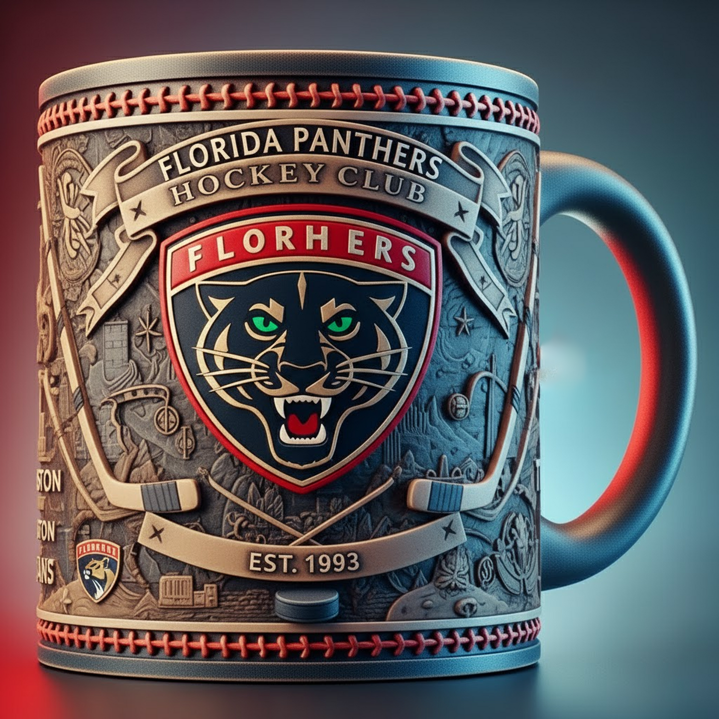 FLO X NHL Hockey Commemorative Mug Collection - Limited Edition NAK NHT