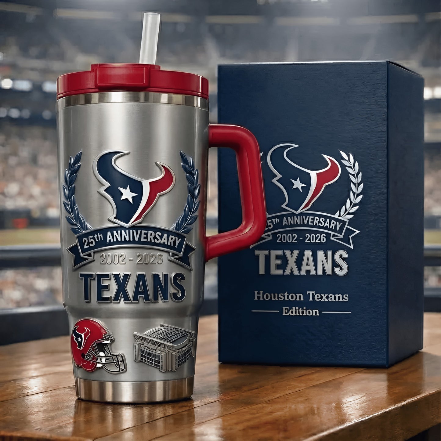 HOU x NFL Legend Gridiron Milestone Tumbler NAK NHM