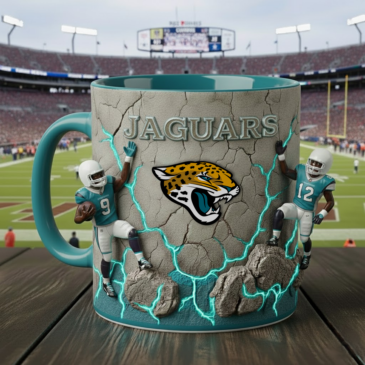JAC X NFL Coffee Accent Mug - Personalized Gifts NAK NHT