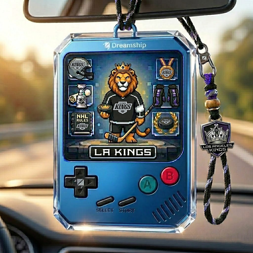 LAK x Classic NHL Hockey Car Ornaments NAK TTT