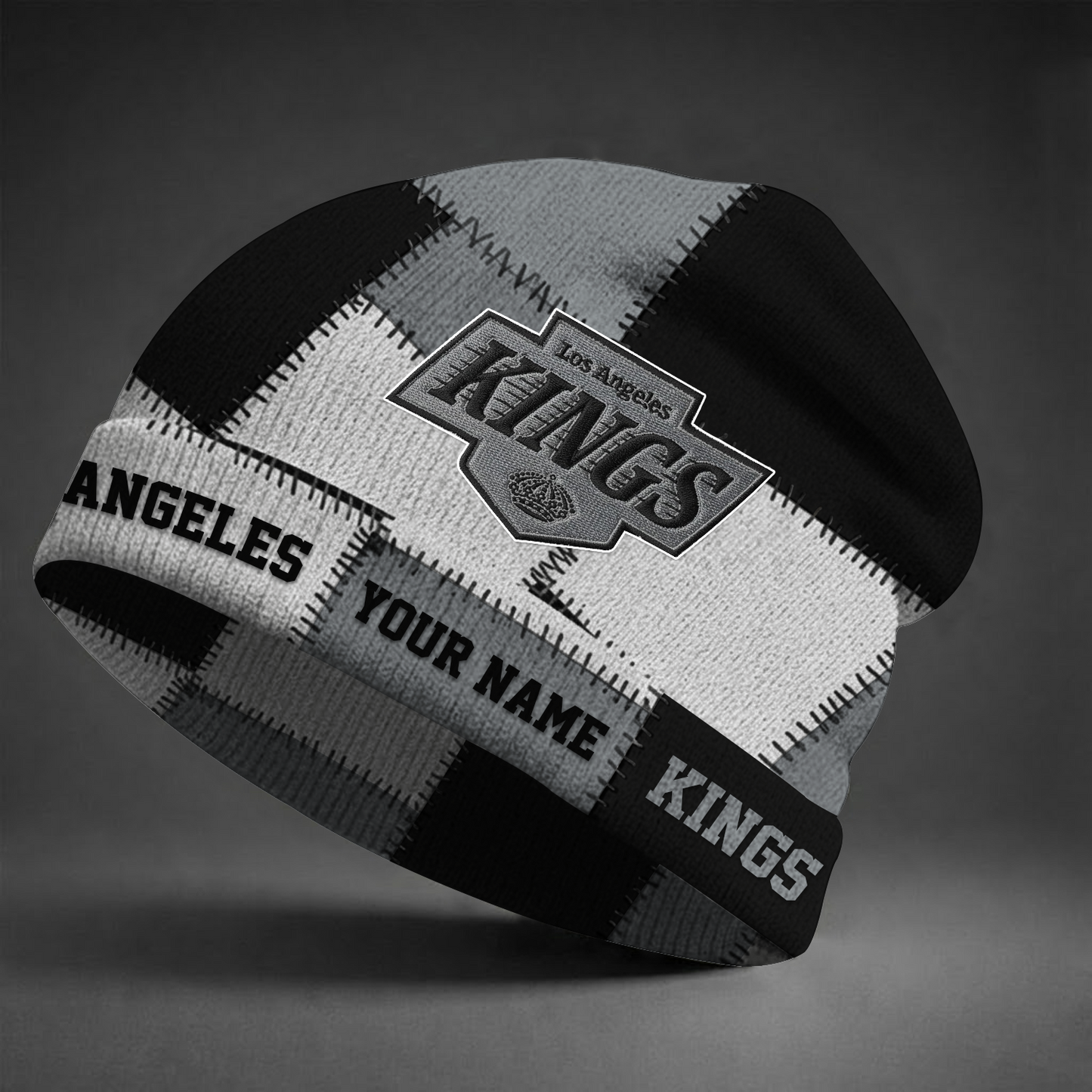 LAK X NHL Custom Name Beanie Hat Gifts For Fans - Limited Edition NAK NHT