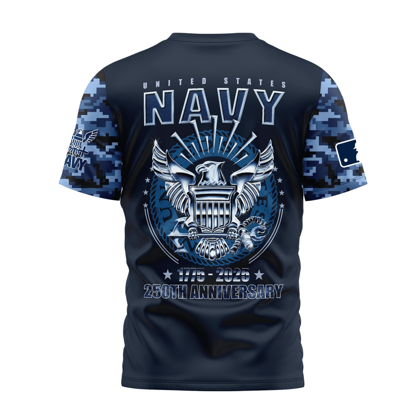 MLB LAA Premium Navy 250 Years 3D Shirt DDT CTND