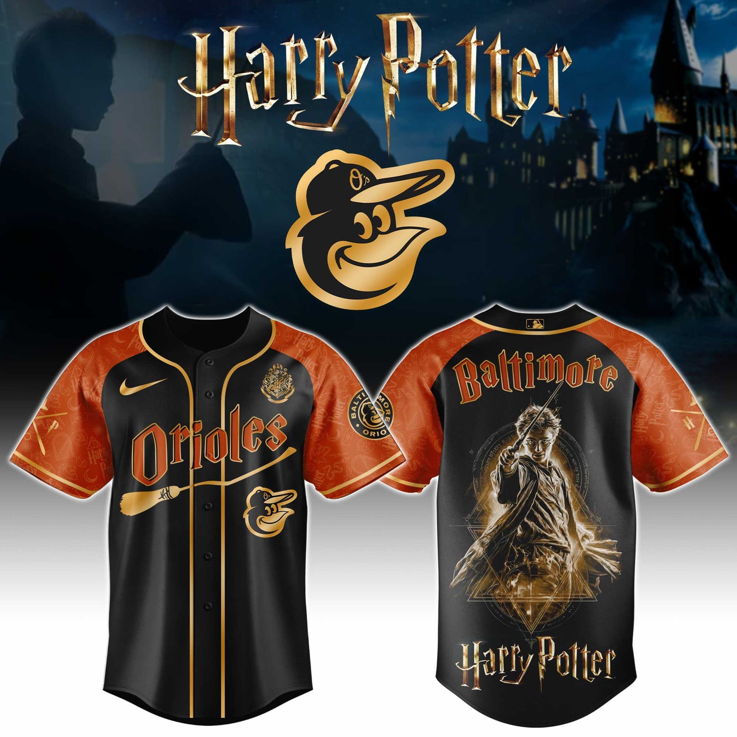 MLB x BAL H Potter Baseball Jersey HLP HLPHUONG