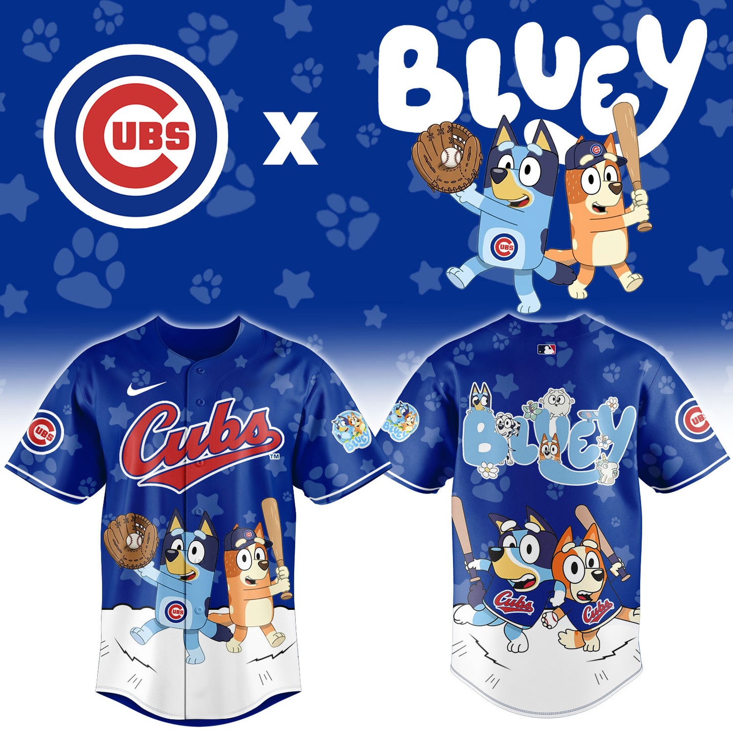 MLB x CHI Bluey Baseball Jersey HLP HLPHUONG