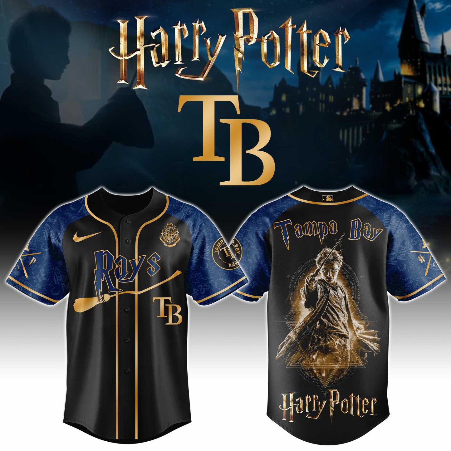 MLB x TB H Potter Baseball Jersey HLP HLPHUONG