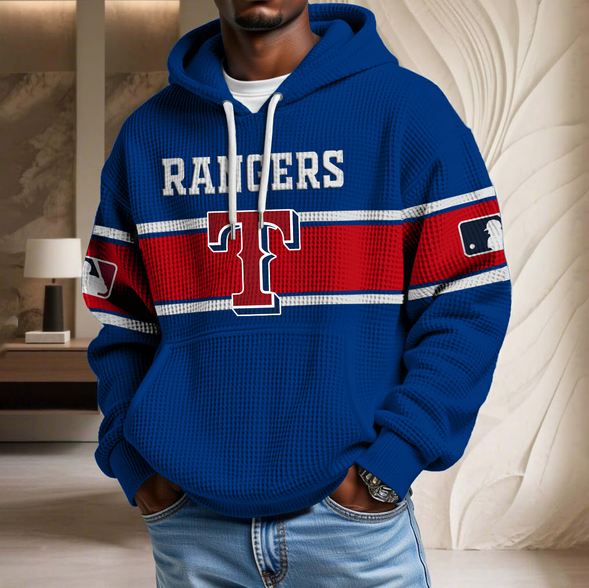 MLB x TEX Waffle Hoodie HLP HLPHUONG