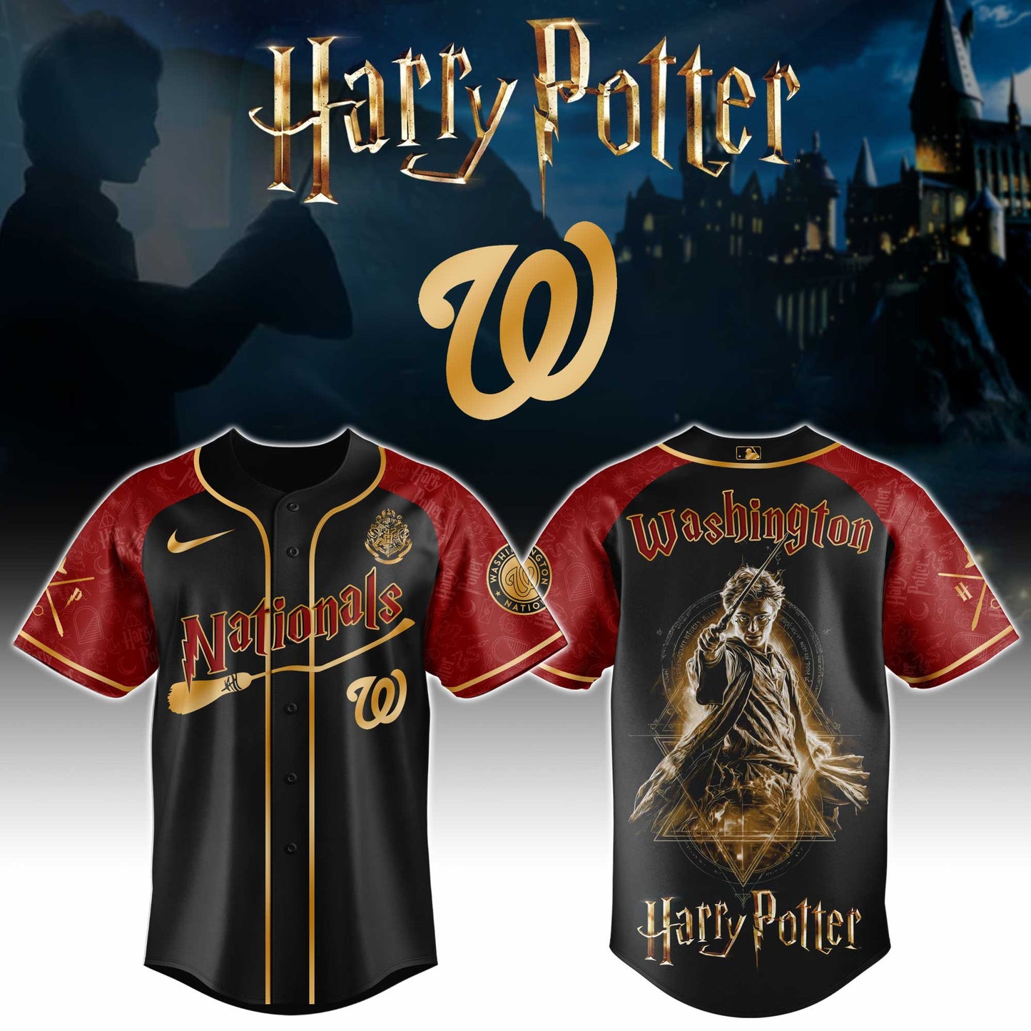 MLB x WAS H Potter Baseball Jersey HLP HLPHUONG