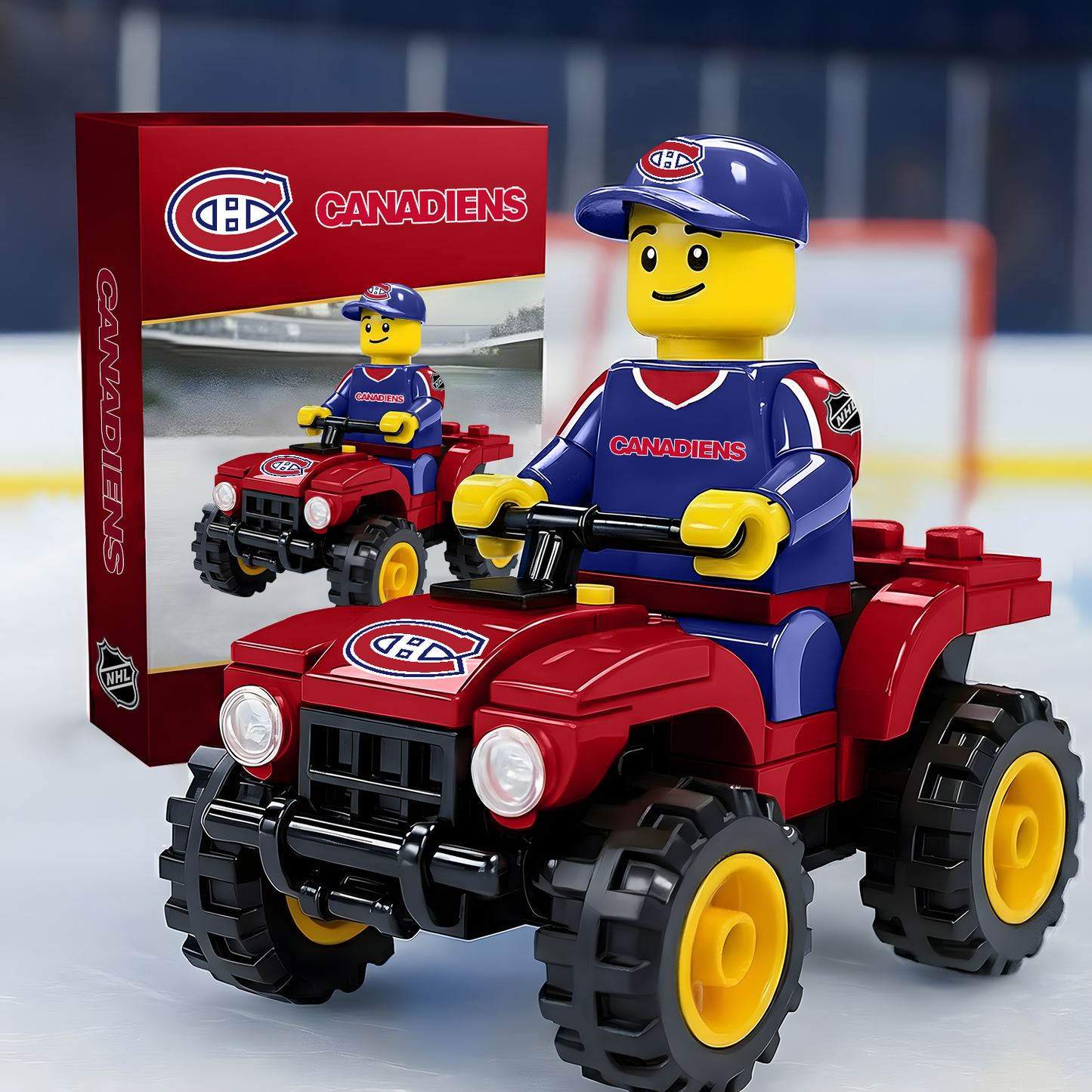 MON X NHL Team Off-Road Vehicle Building Block Set NAK NHT