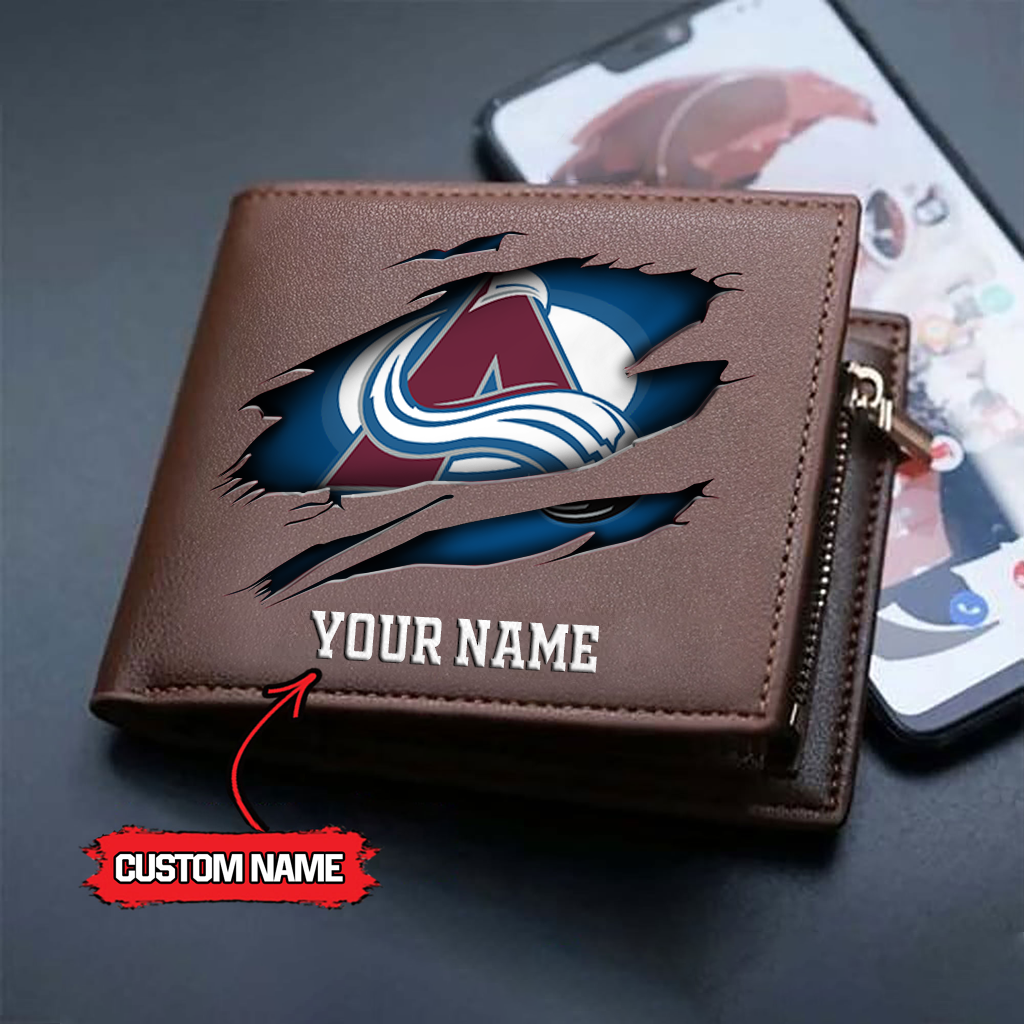 NHL x CA Custom Name Leather Wallet HLP HLPHUONG
