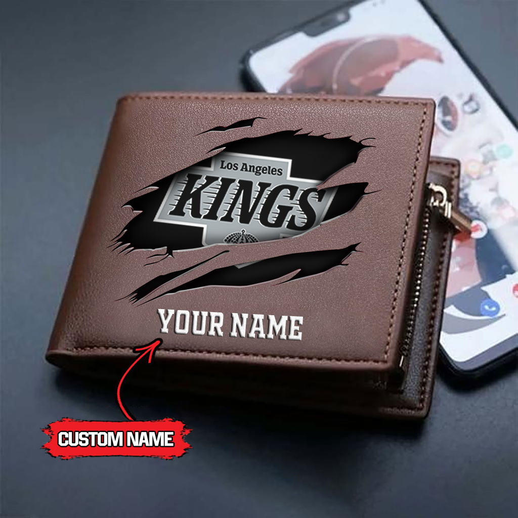 NHL x LAK Custom Name Leather Wallet HLP HLPHUONG