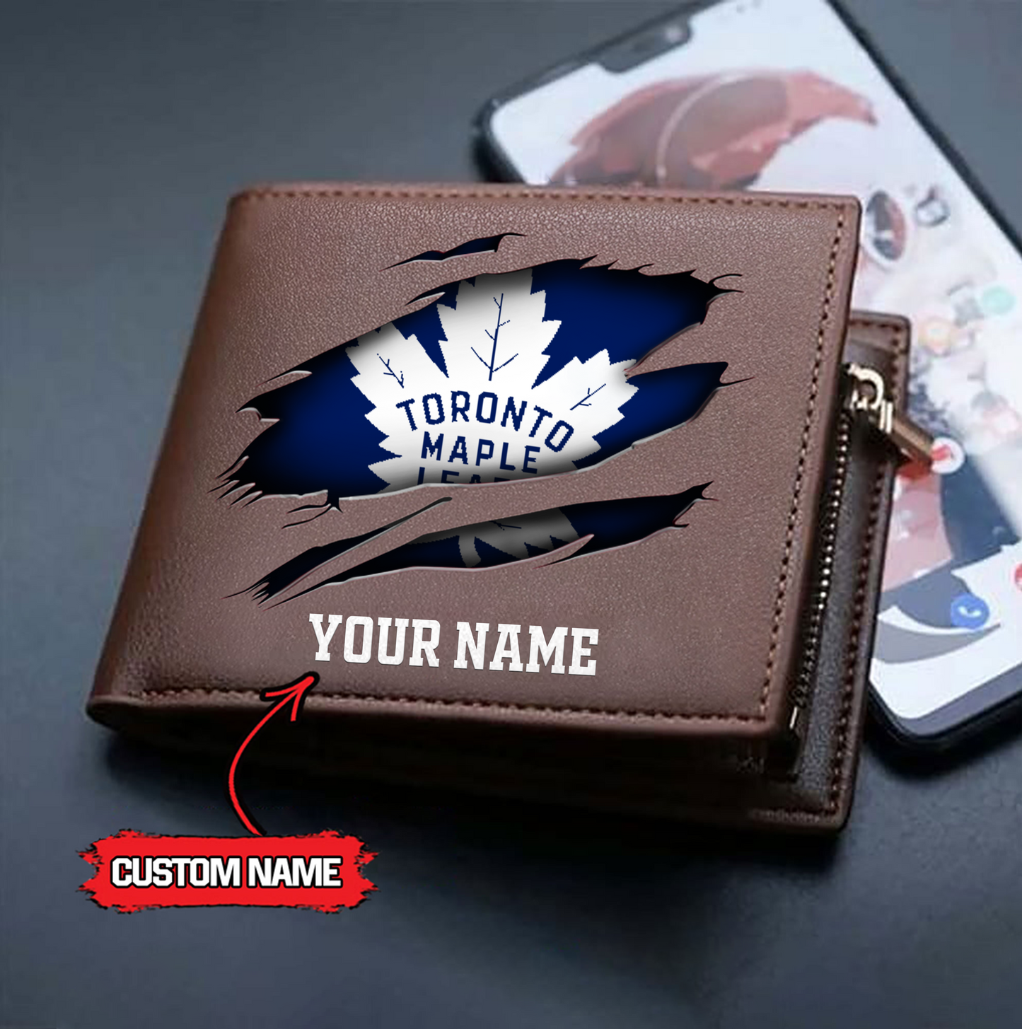 NHL x TML Custom Name Leather Wallet HLP HLPHUONG