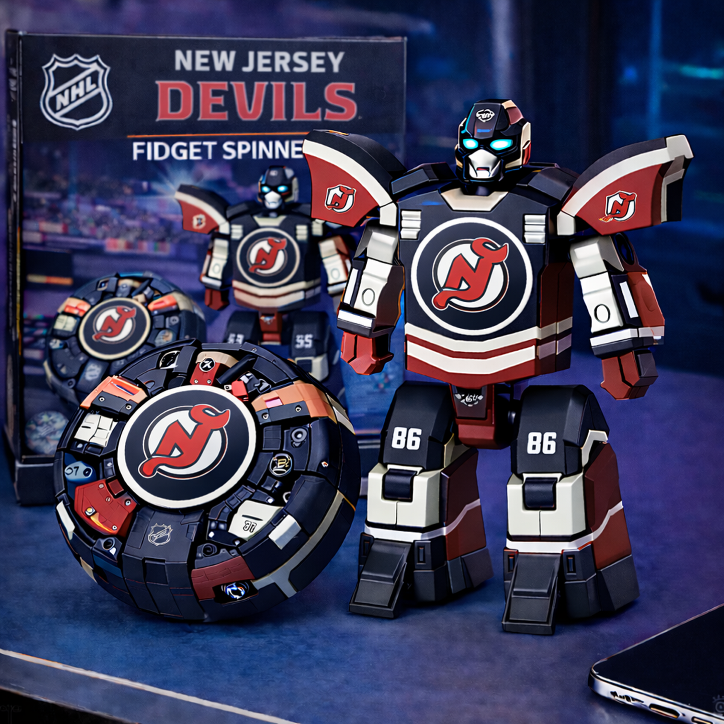 NJD x NHL Fidget Spinner DatND DVT
