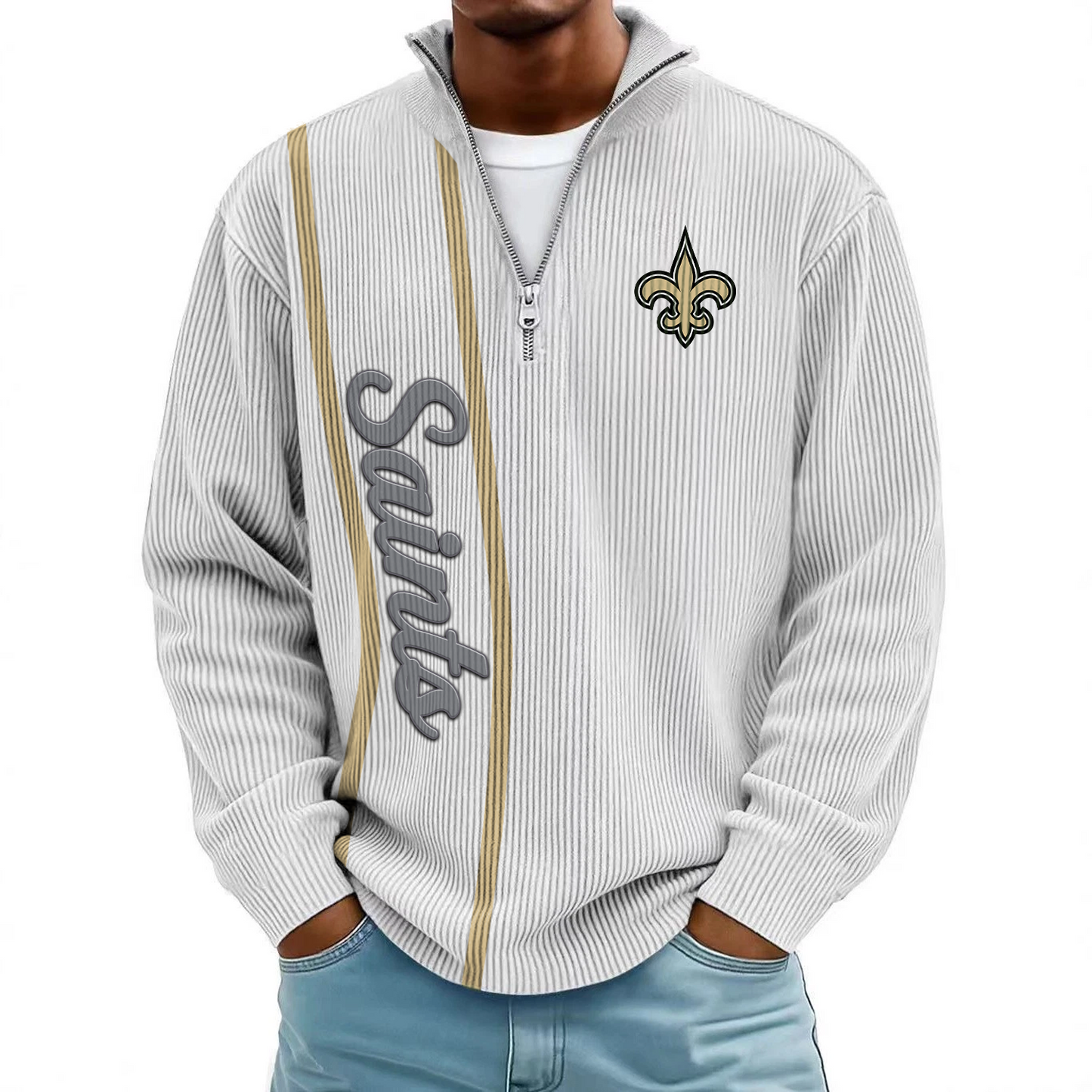NO x NFL Mokaloha Men's Waffle Henley Shirts DATND TANTD