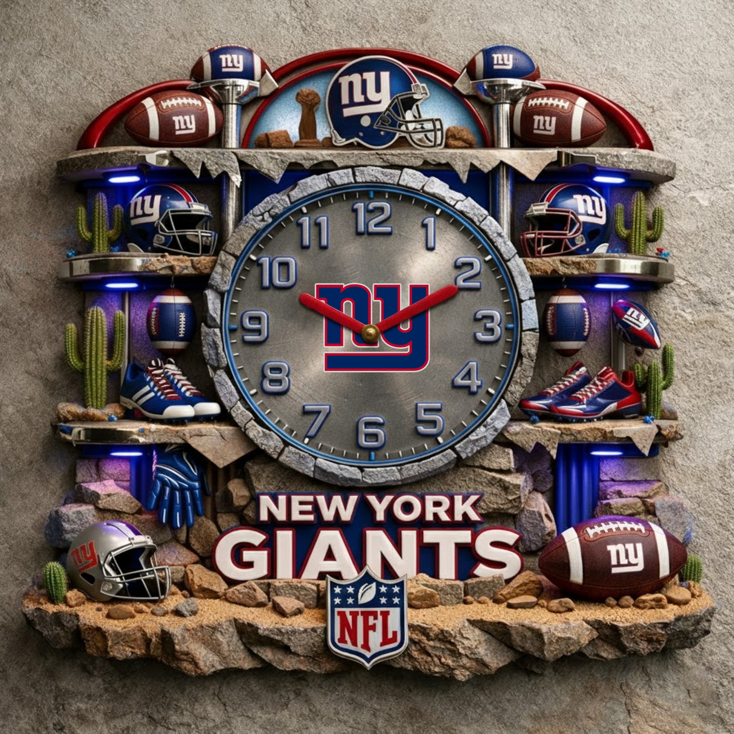 NYG X NFL Master Arena Clock NAK NHT