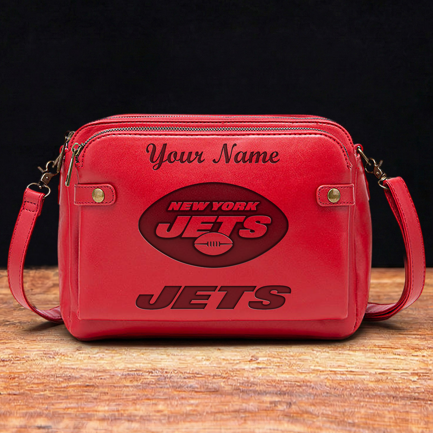 NYJ x NFL Shoulder Crossbody Handbag DATND TANTD