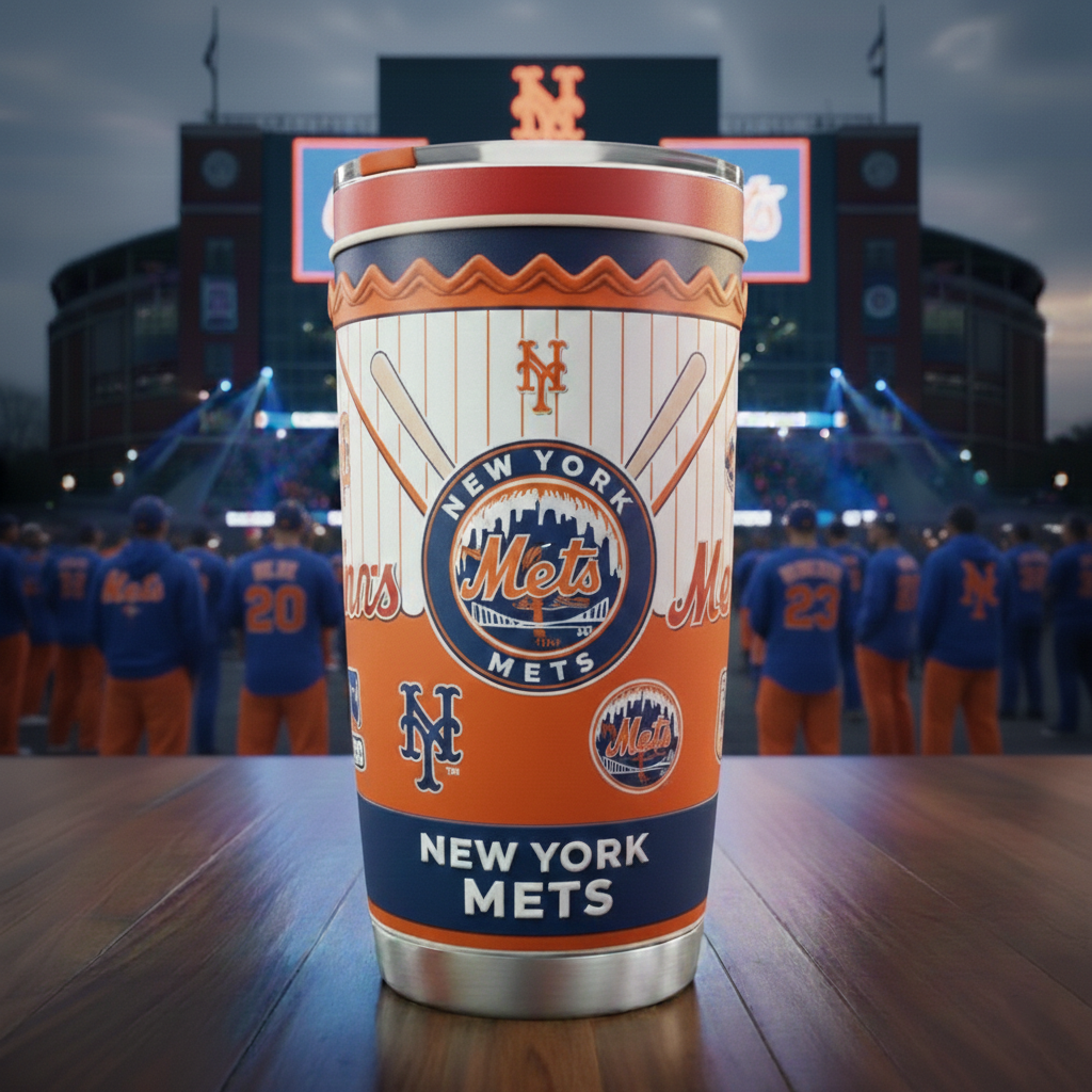 NYM x MLB Sporty looking cup with a distinct athletic feel NAK CTKT