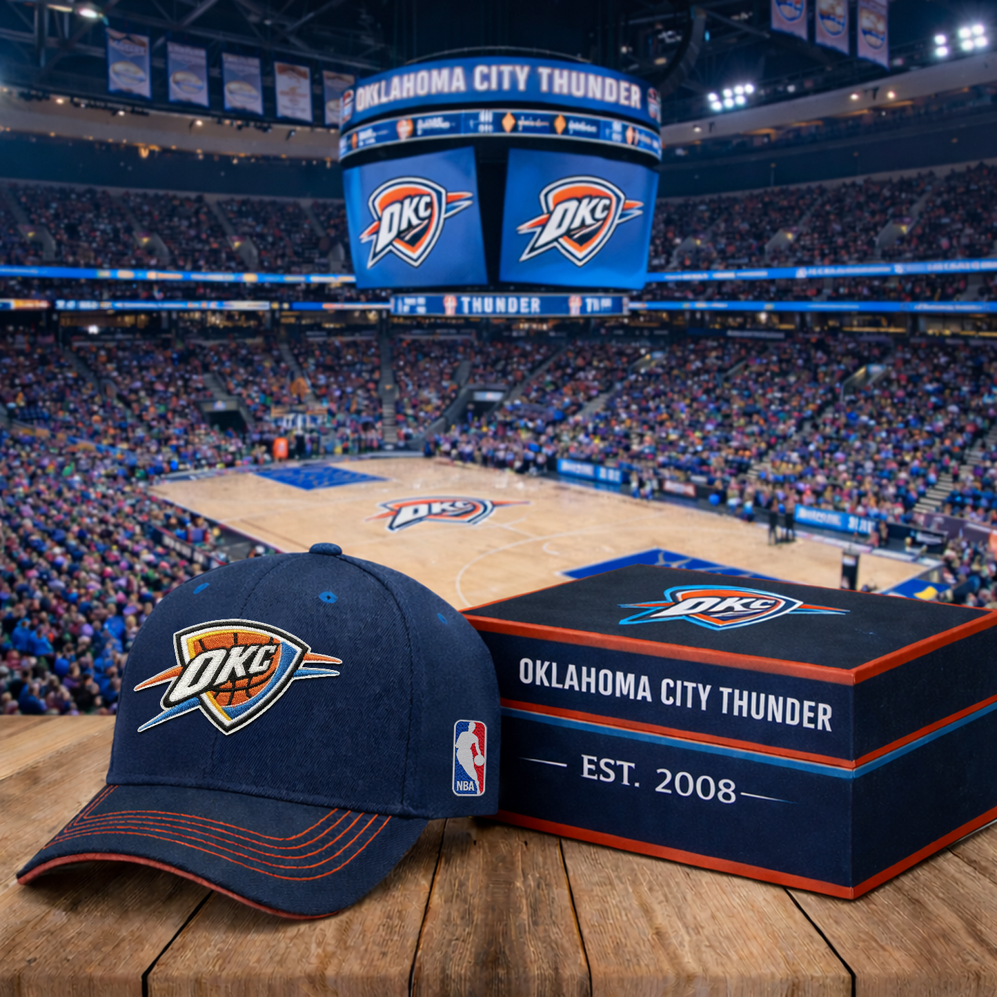 OKC x NBA Classic Fan Snapback Hat NAK NHT