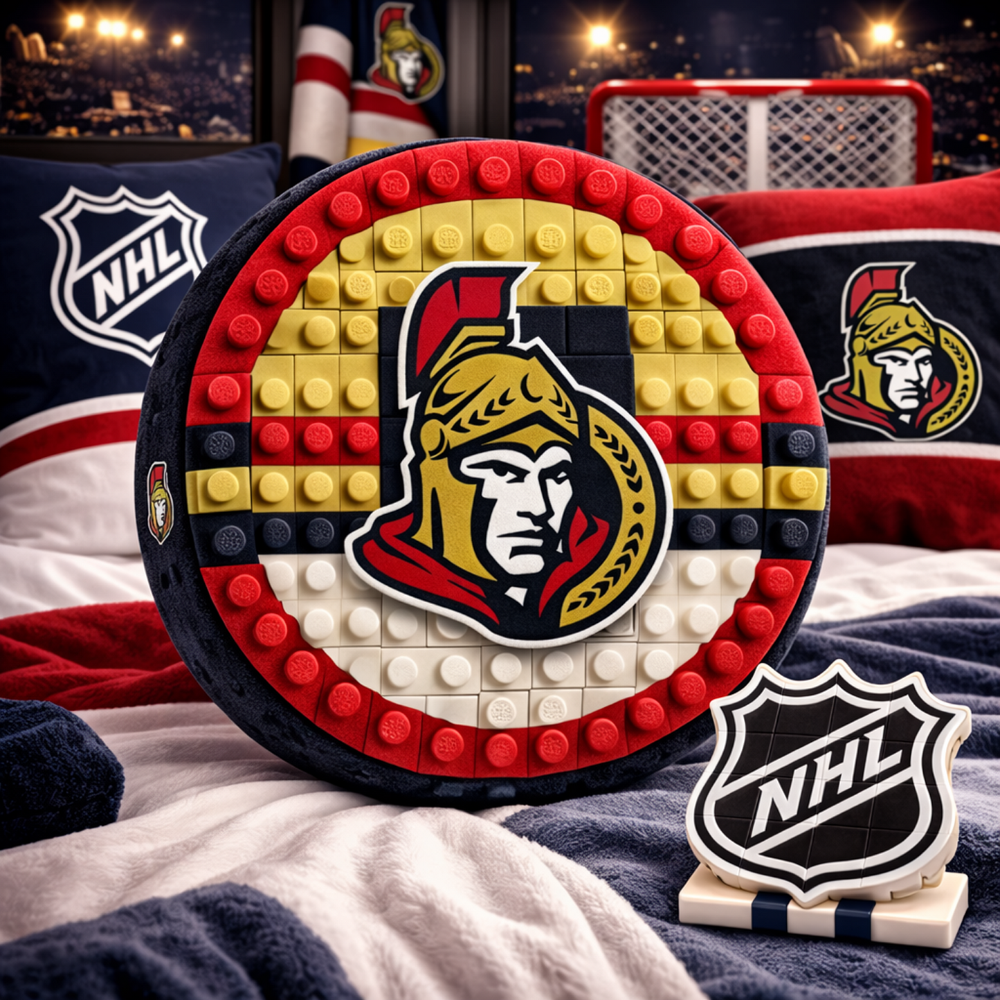 OTT x NHL Hockey Logo Plush Pillow NAK NHT